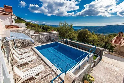 Ferienhaus mit Aussenpool und Meerblick