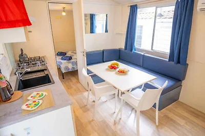 Mobilehome mit Klimaanlage, Terrasse und Pool