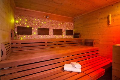 Hotelzimmer mit Skiraum und Wellnessbereich