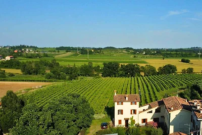 Ferienhaus mit Garten und Klimaanlage