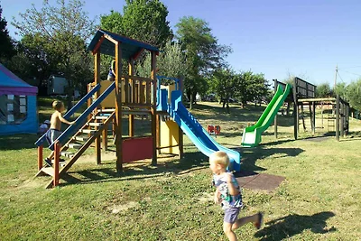 Mobilehome mit Klimaanlage, Terrasse und Pool