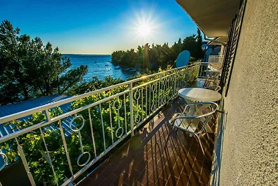 Ferienwohnung mit Balkon und Meerblick