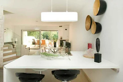 Ferienhaus mit Whirlpool und Meerblick in