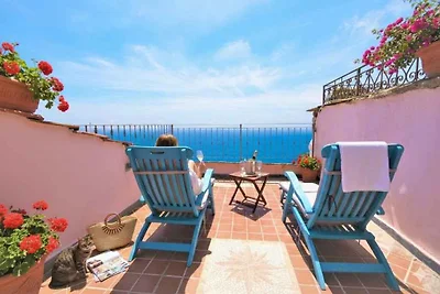Ferienhaus mit Meerblick und Dachterrasse