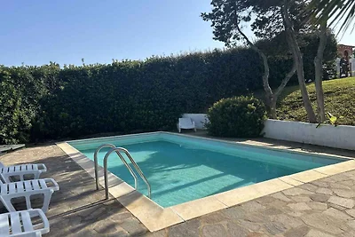 Ferienhaus mit privatem Pool und Meerblick