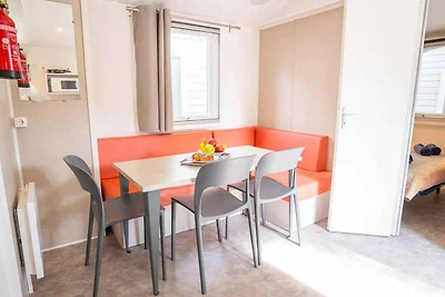 Mobilehome mit Klimaanlage, Terrasse und Pool