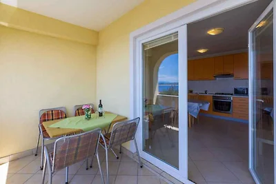 Ferienwohnung mit überdachtem Balkon
