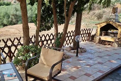 Ferienhaus mit Garten und Klimaanlage