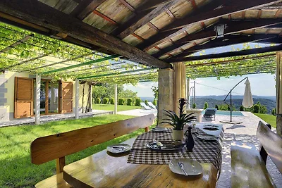 Villa mit Pool und Panoramablick
