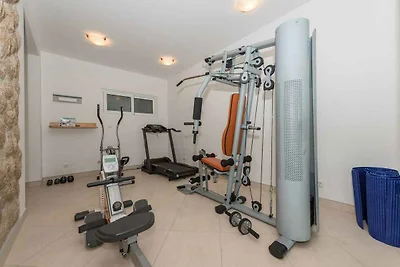 Villa mit Klimaanlage, mit Grillmöglichkeit, 