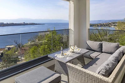 Ferienwohnung mit Garten, Balkon und