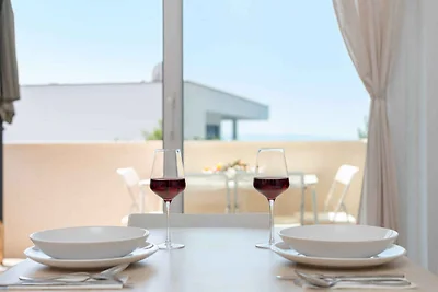 Ferienwohnung mit Balkon und Meerblick