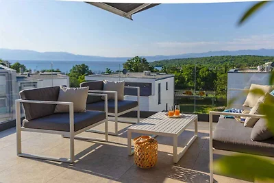 Ferienwohnung mit Klimaanlage und Meerblick