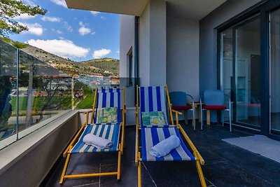 Ferienwohnung mit Balkon und Meerblick