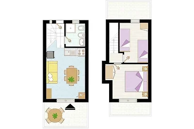 Ferienwohnung mit Privatgarten