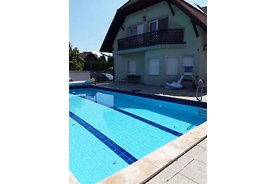 Ferienhaus mit Aussenpool am Ufer