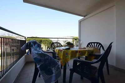 Ferienwohnung mit Klimaanlage und Balkon