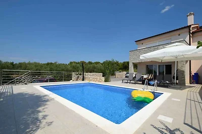 Ferienhaus mit einem Pool und drei