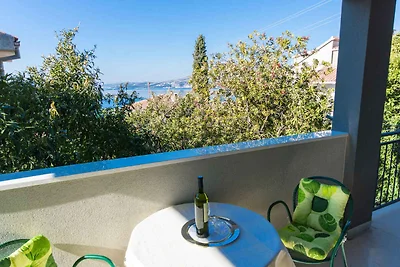 Ferienwohnung mit Balkon, Meerblick