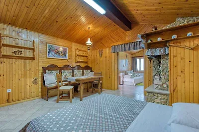 Hütte mit Klimaanlage und Terrasse