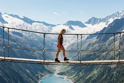 Ferienwohnung mit Panoramablick ins Zillertal