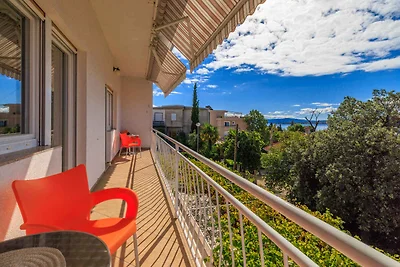Ferienwohnung mit Balkon mit Meerblick