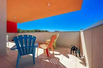 Studio mit Klimaanlage und Terrasse