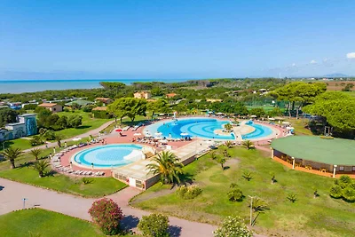 Mobilehome mit Klimaanlage, Terrasse und Pool