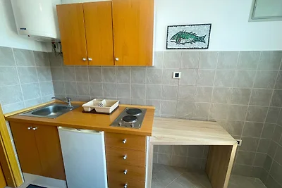 Studio mit einem Balkon direkt am Meer