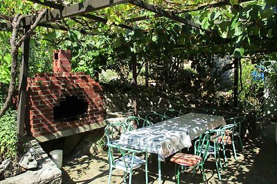 Ferienhaus mit Garten und Meerblick