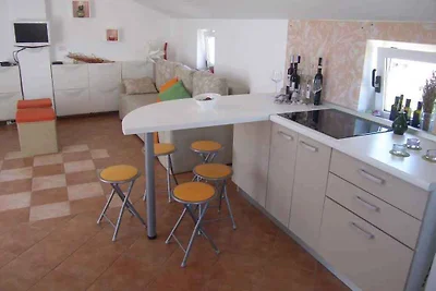 Studio mit Meerblick und Klimaanlage.