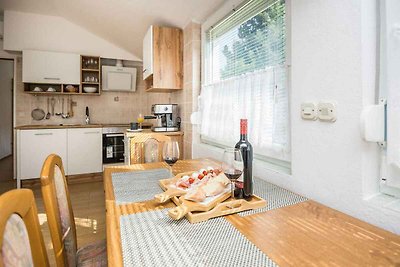 Ferienwohnung mit Garten und 400 m vom Strand