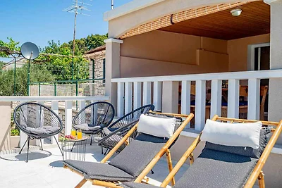 Ferienhaus mit Klimaanlage und Meerblick
