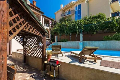 Ferienhaus mit Pool und Sauna