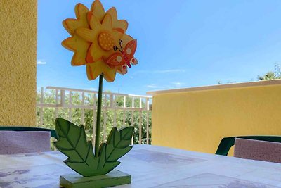Ferienwohnung Balkon mit Möbeln