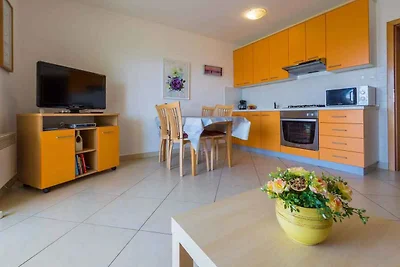 Ferienwohnung mit überdachtem Balkon