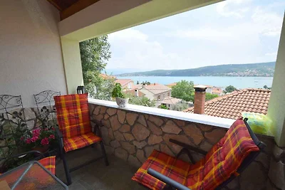 Ferienwohnung mit Balkon und Meerblick