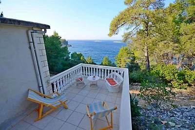 Ferienhaus mit Balkon und Meerblick
