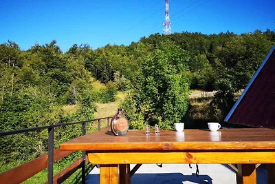 Ferienhaus in einer abgelegenen Gegend an ein
