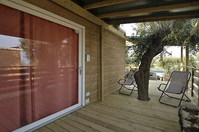 Mobilehome mit Terrasse mit Seeblick, Pool un