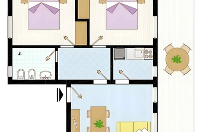 Ferienwohnung mit Balkon