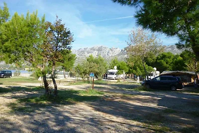 Mobilehome in einem Camp neben dem Strand