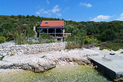 Ferienhaus mit Garten und Meerblick