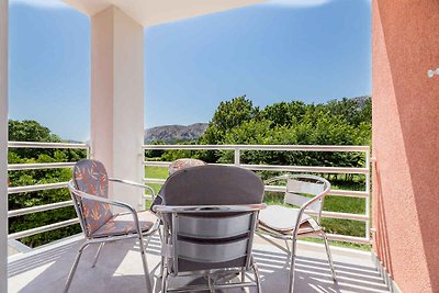 Ferienwohnung mit Balkon 300 m vom Strand