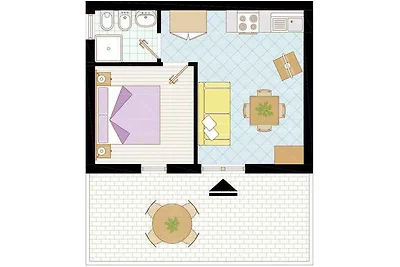 Ferienwohnung mit Klimaanlage und Pool