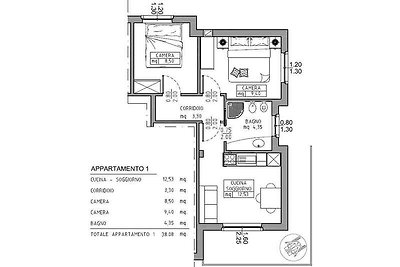 Ferienwohnung mit Klimaanlage, Internet und B