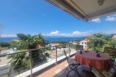 Ferienwohnung mit Terrasse und Balkon mit