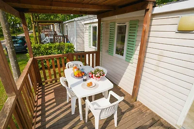 Mobilehome mit Klimaanlage, Terrasse und Pool