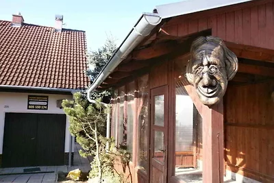 Ferienhaus mit Schwimmbad, Trampolin und