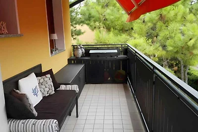 Ferienwohnung mit Klimaanlage und Balkon